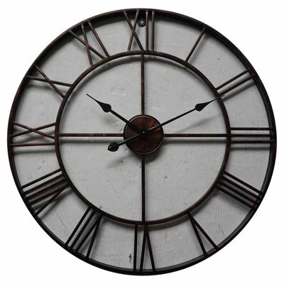 Bronze Skeleton Wall Clock - image 1