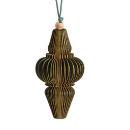 Beliani Set Of 20 Christmas Tree Ornaments Malselva Paper Multicolour - thumbnail 8