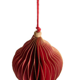 Beliani Set Of 20 Christmas Tree Ornaments Malselva Paper Multicolour - thumbnail 9