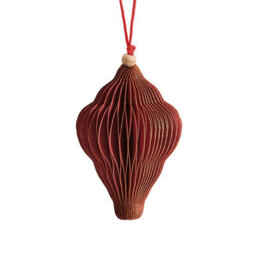Beliani Set Of 20 Christmas Tree Ornaments Malselva Paper Multicolour - thumbnail 7