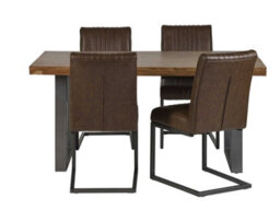 Wyld Haus Acacia Wood Rectangular Dining Table 1600 X 850 X 760 mm Brown - thumbnail 4