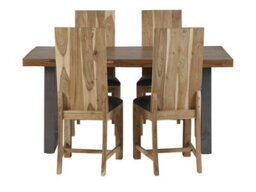 Wyld Haus Acacia Wood Rectangular Dining Table 1600 X 850 X 760 mm Brown - thumbnail 3