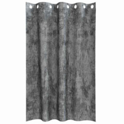 Walplus Curtain With Curtains 2 Pcs Grey 175 X 140 Cm Velvet - thumbnail 3