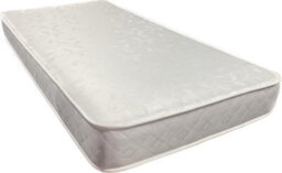 "Wilson Beds Limited Wilson Beds - 4"" (10Cm) Deep 3Ft Single White Damask All Reflex Firm Foam Kids Thin Mattress" - thumbnail 3
