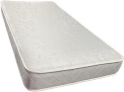 "Wilson Beds Limited Wilson Beds - 4"" (10Cm) Deep 3Ft Single White Damask All Reflex Firm Foam Kids Thin Mattress" - thumbnail 2