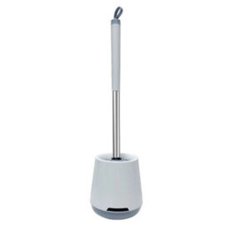 Soft Silicone Bristle Toilet Brush &holder Set Cleaning Brush Bathroom Wc Base - thumbnail 1