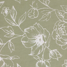 Wylder Nature Bella Floral Room Darkening Pencil Pleat Curtain Pair Sage (W)168Cm X (D)229Cm - thumbnail 6