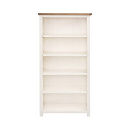 Cabinet Bits Lovere Off White Bookcase 180X90X30Cm - thumbnail 1