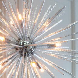 Luminosa Lighting Luminosa Lena 9 Light Spherical Pendant Chrome Plate, G9 - thumbnail 3