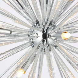 Luminosa Lighting Luminosa Lena 9 Light Spherical Pendant Chrome Plate, G9 - thumbnail 4