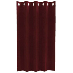 Berkfield Blackout Curtains With Eyelets 2 Pcs Wine Red Velvet - thumbnail 3