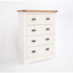Cabinet Bits Cosenza 4 Drawer Chest Of Drawers Brass Cup Handle - thumbnail 2