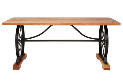 Orsina Distinctive Sturdy Acacia Wood Dining Table For Livingrooms, Unique Rectangular Wooden Table For Patio - image 1