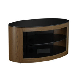 "Avf Affinity Buckingham 80Cm Oval Tv Stand, For Tvs Up To 40"" - Oak" - thumbnail 1