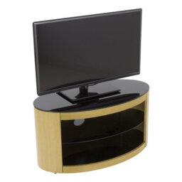 "Avf Affinity Buckingham 80Cm Oval Tv Stand, For Tvs Up To 40"" - Oak" - thumbnail 8