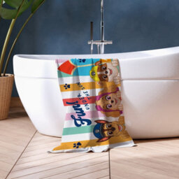 Character World Paw Patrol Beach Towel Chase Skye Rubble Bath Pool Kids Towel 70Cm X 140Cm - thumbnail 4