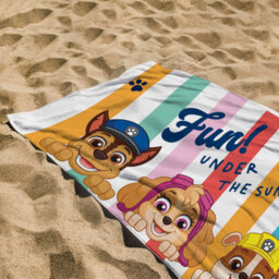Character World Paw Patrol Beach Towel Chase Skye Rubble Bath Pool Kids Towel 70Cm X 140Cm - thumbnail 7