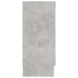 Berkfield Vitrine Cabinet Concrete Grey 120X30.5X70 Cm Engineered Wood - thumbnail 7