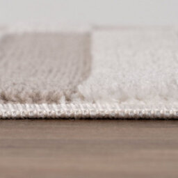 The Rugs Loft Beige And Ivory Striped Living Room Area Rug And Runners Soft Pile - thumbnail 7