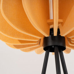 Luminosa Lighting Luminosa Mula Tripod Floor Lamp Yellow, Black 1X E27 - thumbnail 8