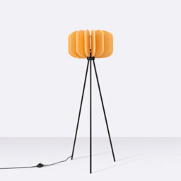 Luminosa Lighting Luminosa Mula Tripod Floor Lamp Yellow, Black 1X E27 - thumbnail 3