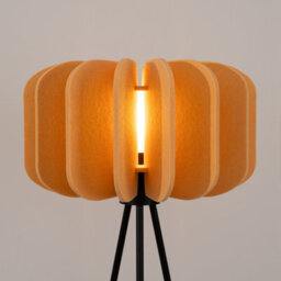 Luminosa Lighting Luminosa Mula Tripod Floor Lamp Yellow, Black 1X E27 - thumbnail 5