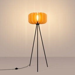 Luminosa Lighting Luminosa Mula Tripod Floor Lamp Yellow, Black 1X E27 - thumbnail 4