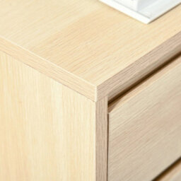 Mobile Vertical Filing Cabinet With 4 Drawers For Home, Natural - thumbnail 4