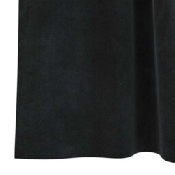 Berkfield Blackout Curtains With Hanging Loops 2 Pcs Black Velvet - thumbnail 5