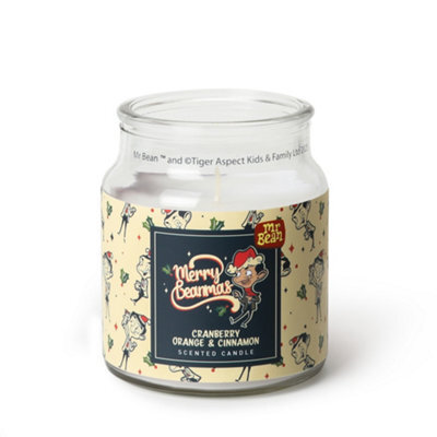 Mr Bean Cranberry, Orange & Cinnamon Scented Candle 140G (1-Wick) - image 1