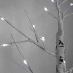 Long Life Lamps Company Led Indoor Christmas Tree White 60Cm 6000K Light Dual Mains And Battery Operated Tree02 - thumbnail 6