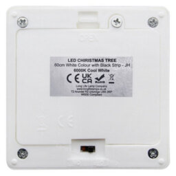 Long Life Lamps Company Led Indoor Christmas Tree White 60Cm 6000K Light Dual Mains And Battery Operated Tree02 - thumbnail 7