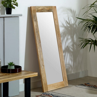 Alphon Mango Wooden Mirror Extra Long - image 1