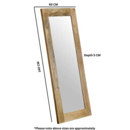 Alphon Mango Wooden Mirror Extra Long - thumbnail 4