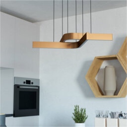 Loops Stylish Modern Bronze And Black Pendant Ceiling Light For Contemporary Homes - thumbnail 6