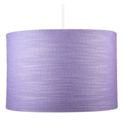 Happy Homewares Modern Lavender Rose Textured Linen Pendant Light Shade With Diffuser - thumbnail 8