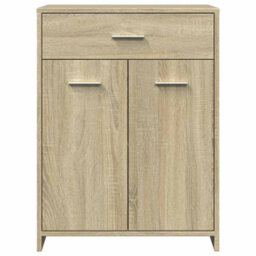 Walplus Bathroom Cabinet Sonoma Oak 60X33X80 Cm Engineered Wood - thumbnail 4