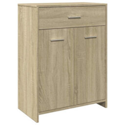 Walplus Bathroom Cabinet Sonoma Oak 60X33X80 Cm Engineered Wood - thumbnail 2