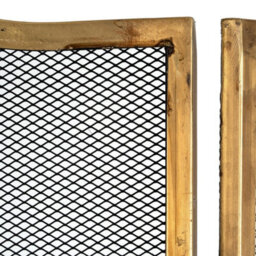 Hill Interiors Antiqued Large Fire Screen - Metal - L3 X W85 X H85 Cm - Brass - thumbnail 3