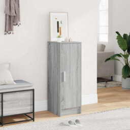 Berkfield Premium Shoe Cabinet Grey Sonoma 32X35X92 Cm Engineered Wood - thumbnail 2