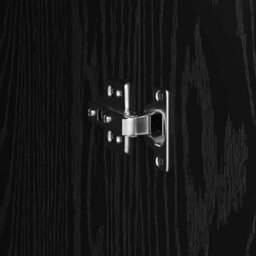 Berkfield Black Oak Sideboard Black Oak Mdf And Wood Veneer Medium - thumbnail 9