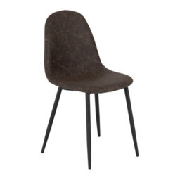 Seconique Athens Chair Brown Faux Leather Priced Per Pair - thumbnail 3