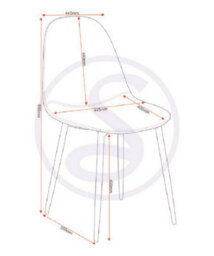 Seconique Athens Chair Brown Faux Leather Priced Per Pair - thumbnail 7