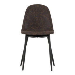 Seconique Athens Chair Brown Faux Leather Priced Per Pair - thumbnail 5