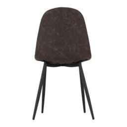 Seconique Athens Chair Brown Faux Leather Priced Per Pair - thumbnail 6