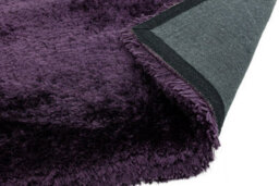 Purple Handmade , Luxurious , Modern , Plain , Shaggy , Sparkle Easy To Clean Rug For Living Room, Bedroom - 70Cm X 140Cm - thumbnail 4