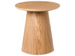 Wyld And Coco Nordicnest Side Table, Ash Veneer Top And Mdf Base, Light Brown, 41 X 43 Cm - thumbnail 1