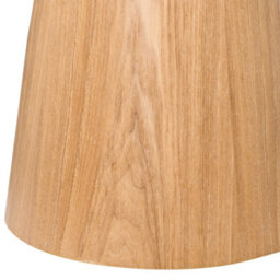 Wyld And Coco Nordicnest Side Table, Ash Veneer Top And Mdf Base, Light Brown, 41 X 43 Cm - thumbnail 5