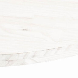 Walplus Table Top White 60X30X2.5 Cm Solid Wood Pine Oval - thumbnail 6