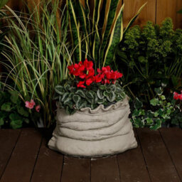 Sack Design Stone Cast Plant Pot Bag Planter - thumbnail 5